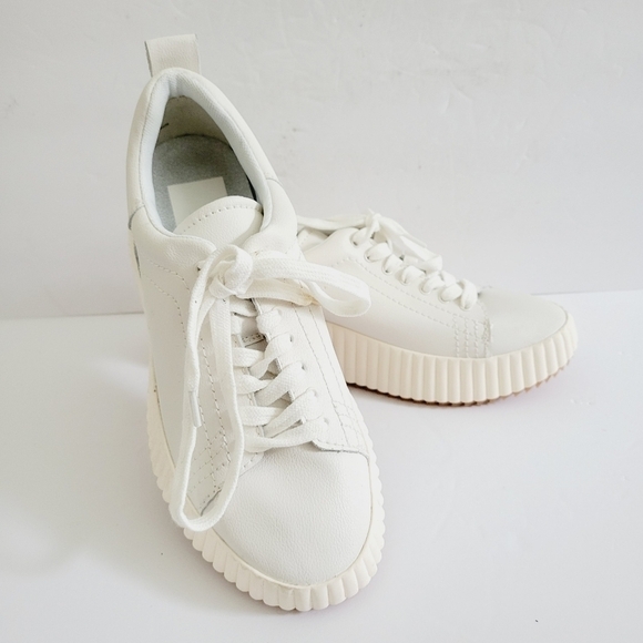 New Dolce Vita Devote Leather Sneakers Size 5.5